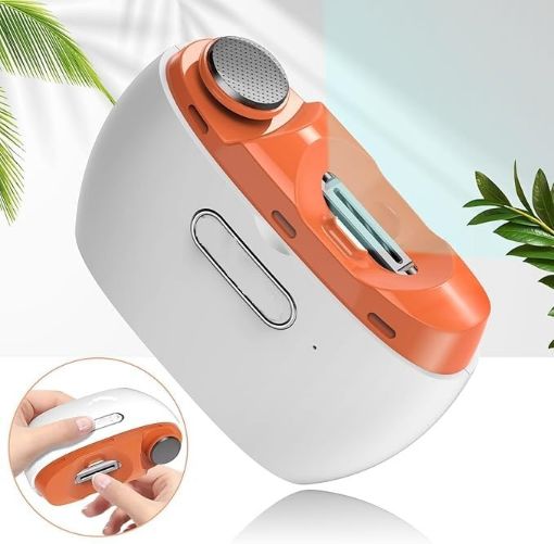 Picture of Electric Automatic Nail Clipper 2 in 1 Electric Nail Clipper and Nail Polisher Automatic Nail Trimmer