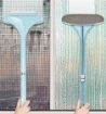 Picture of Multi-Function Mesh Screen Double-Sided Window Cleaner CLEANING BRUSH 2 IN 1 BRUSH GLASS CLEANER WINDOW CLEANER