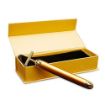Picture of 24K Gold Energy Beauty Bar Electric Vibration Facial Massage Roller Waterproof Face Skin Care T-Shaped Anti Wrinkle Massager for Forehead Cheek Neck Clavicle Arm Leg