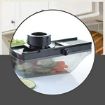 Picture of Fruit and Vegetable Compact Dry Plastic Cutter Slicer with Holder and Container grater and slicer chopper    Dry Fruit and Vegetable Slicer Cutter with Plastic Container and Adjustable Stainless Steel Blade for Kitchen