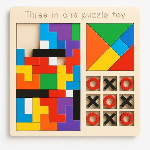 Picture of 3 IN 1 PUZZLE TOY PUZZE THRE IN ONE PUZZLE TOY