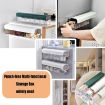 Picture of SOCKS STORAGE BOX SOCKS BOX  Wall Box for Clothes Storage Box f Hanging Transparent Underwear Panties Storage Box Punch-Free Multifunctional Storageor Underwear Home Wardrobe Drawer Wall Mounted Storage Box organizer shoes rack under garment socks
