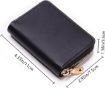 Picture of Mini Credit Card Wallet Small Card Wallet with Zipper Purse With Zipper For Women