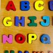 Picture of Capital Alphabets Puzzle Wooden English Capital Alphabets Puzzle Alphabet Shape Puzzles for Kids