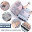 Picture of Document Organizer Bag Multilayer Travel File Organiser Waterproof Document Storage Bag