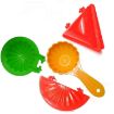 Picture of MODAK MOULD MOLD SAMOSA MOULD Plastic Dough Press for Gujiya  Plastic Gujiya Modak Samosa Kachori Making Mould Set with Ladoo Mould Spoon Combo Pack Kitchen Tool Pie Maker Multicolor