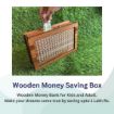Picture of Money Box Piggy Bank  Coin Box Wooden Coin Piggy Bank money bank
