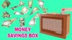 Picture of Money Box Piggy Bank  Coin Box Wooden Coin Piggy Bank money bank