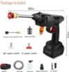 Picture of Double battery High Pressure Washer Gun  Electric High Pressure Water Gun