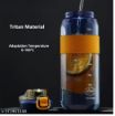 Picture of 1400ml Water Bottle with Straw Sports Bottle for Gym,Motivational Gallon Water Jug for Men & Women