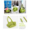 Picture of Plastic Hanging Drainage Bag Plastic Kitchen Bathroom Sponge Soap Water Draining Hanging Holder Organizer
