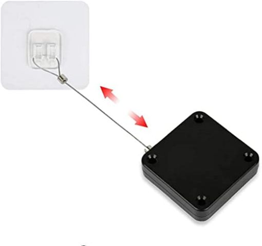 Picture of Mini Door Closer Smart Work Punch-Free Automatic Sensor Door Closer Door Closer Adjustable Spring Door Drawstring