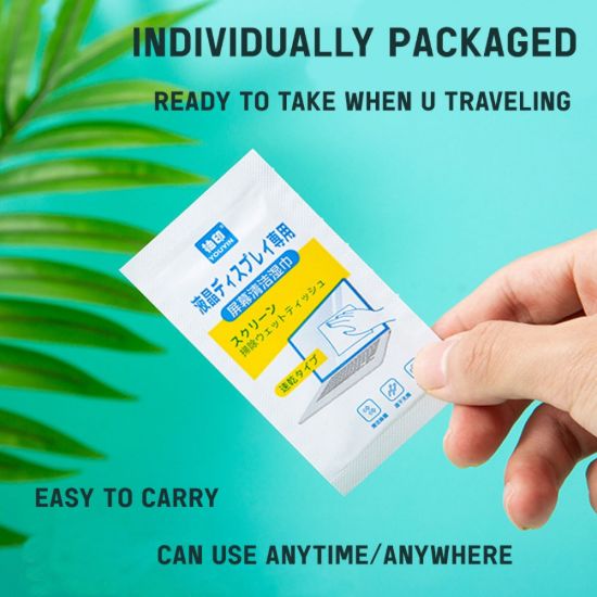 Picture of DISPOSABLE MOBILE PHONE LCD SCREEN WIPES (50PCS)