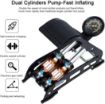Picture of Red Dual Silinder foot Pump floor foot pump bike car foot pump High Precision Pressure Gauge Pedal Inflator Cylinder Foot Pump Inflatable Products Inflatable Products cycle foot pump Portable Mini Bike Pump Travelling Foot Activated Bicycle