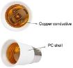 Picture of B22 to E27 Bulb converter Lamp Base Led Bulb Converter Adapter Ceiling Fan Light Bulbs Socket for Bluetooth Smart Bulb converter adapter B22 converter bulb converter holder socket bulb socket to plug converter E27 To B22 converter