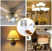 Picture of B22 to E27 Bulb converter Lamp Base Led Bulb Converter Adapter Ceiling Fan Light Bulbs Socket for Bluetooth Smart Bulb converter adapter B22 converter bulb converter holder socket bulb socket to plug converter E27 To B22 converter