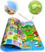 Picture of Double Sided Water Proof Baby Mat Carpet Baby Crawl Play Mat Kids Infant Crawling Play Mat  Foldable Alphabet Playmat Waterproof