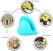 Picture of Silicone Pot Holder Heat Resistant Oven Mitts Glove Cooking Pinch Grips Glove Hand Clip Convenient Pot Holder Kitchen Pot Holder Utensil Tool