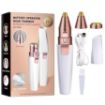Picture of Eyebrow Trimmer Rechargeable 2 In 1 Electric Eyebrow Shaver Facial Hair Remover  2 In 1 Eyebrow Trimmer Eyebrow Trimmer