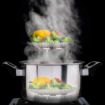 Picture of Folding Vegetable Steamer Basket Stainless Steel Steamer Insert Steamer Basket Stainless Steel