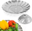 Picture of Folding Vegetable Steamer Basket Stainless Steel Steamer Insert Steamer Basket Stainless Steel