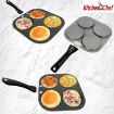 Picture of 4 Cavity Pancake Maker Tawa Aluminum Multi Snack Maker Mini Pan Uttapam Tawa