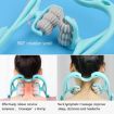 Picture of NECK MASSAGE ROLLER Neck Massager For Cervical pain Mannual deep Tissue Handheld Shoulder Massager Tool with 6 Balls Trigger Point Roller Massager for Legs Waist Neck and Shoulder Relaxer