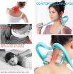 Picture of NECK MASSAGE ROLLER Neck Massager For Cervical pain Mannual deep Tissue Handheld Shoulder Massager Tool with 6 Balls Trigger Point Roller Massager for Legs Waist Neck and Shoulder Relaxer