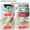 Picture of NECK MASSAGE ROLLER Neck Massager For Cervical pain Mannual deep Tissue Handheld Shoulder Massager Tool with 6 Balls Trigger Point Roller Massager for Legs Waist Neck and Shoulder Relaxer