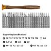 Picture of 25 in 1 Precision Screwdriver Set Multi Pocket Repair Tool Kit  Screwdriver Set Multicolor - 1 Extension Magnetic Connector and 24 Bits