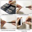 Picture of 25 in 1 Precision Screwdriver Set Multi Pocket Repair Tool Kit  Screwdriver Set Multicolor - 1 Extension Magnetic Connector and 24 Bits