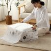Picture of Rectangular Under Bed Storage Bag Blanket Storage Bag Under-Bed Quilt Clothes Storage Bag Underbed Storage Bag with Zippered Closure  STORAGE BAG