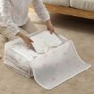 Picture of Rectangular Under Bed Storage Bag Blanket Storage Bag Under-Bed Quilt Clothes Storage Bag Underbed Storage Bag with Zippered Closure  STORAGE BAG
