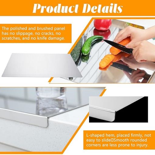 Picture of Stainless Steel Cutting Board [SMALL] CUTTING BOARD CHOPPING BOAR