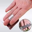 Picture of Stainless Steel Finger Cutting Protector Hand Guard Stainless Steel Finger Protector Knife Cutting