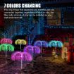 Picture of Solar Flower Garden Light  Solar Yard Lights Solar Powered Stake Light Solar Jellyfish Flowers Lights 7Colors Change
