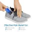 Picture of Silicone Gel Heel Protector Pad 1 Pair Blue Foot Care Gel Silicone Shock Cushion Orthotic Insole Plantar Heel Support Pad