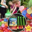 Picture of Automatic Fill and Tie Magic Water Balloons for Holi - Multicolour (Pack of 3 (111 Balloons)   Toys Kids Summer Beach Games Party Supplies