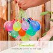 Picture of Automatic Fill and Tie Magic Water Balloons for Holi - Multicolour (Pack of 3 (111 Balloons)   Toys Kids Summer Beach Games Party Supplies