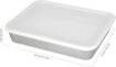 Picture of Stainless Steel Food Tray Stainless Steel Food Tray with Plastic Lid