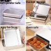 Picture of Stainless Steel Food Tray Stainless Steel Food Tray with Plastic Lid