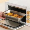Picture of Stainless Steel Food Tray Stainless Steel Food Tray with Plastic Lid