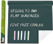 Picture of Green Board Wall Sticker Removable Decal Chalkboard with 5 Chalks for Home School Office College Room Kitchen Kids