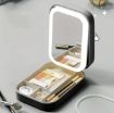 Picture of Small Travel LED Makeup Mirror Case Mirror Case Vanity Mirror Makeup Storage Box