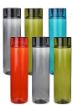 Picture of H2O Plastic Round Water Bottle Water Bottle H2O Leak Proof Water Bottle for Office Gym with Wide Mouth Easy Carry Ergonomic Reusable Drinking Container