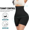 Picture of body shaper black body undergarment High Waisted Tummy Control Shapewear Shorts Seamless Thigh Slimmer Slimming Body Shaper Butts Lift Panties