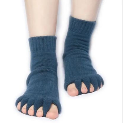 Picture of 5 TOE HIGH TUBE YOGA SOCKS