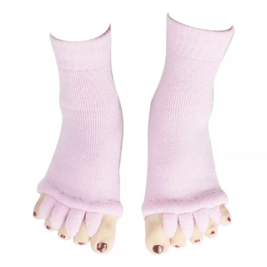 Picture of 5 TOE HIGH TUBE YOGA SOCKS