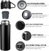 Picture of WATER BOTTL THERMOS BOTTLE Stainless Steel Double Wall Vacuum Insulated Flask 500ml Travel Thermos