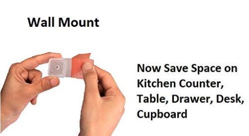 Picture of Push Button Storage Container Wall-Mounted Storage Container Punch Free Press Type Storage Tank 1100 ml